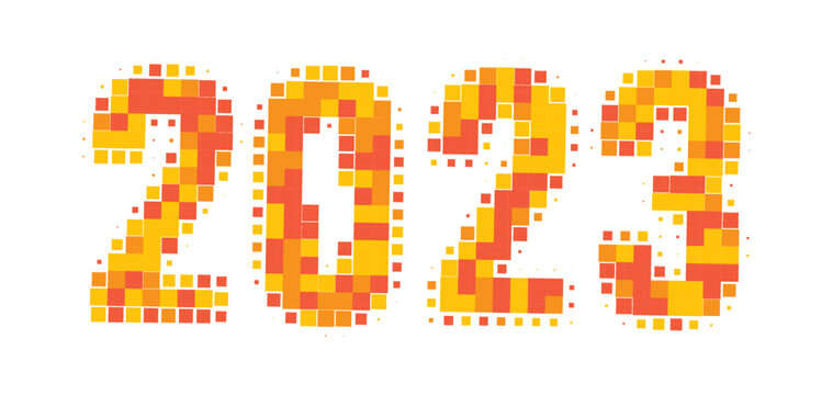 Happy new year 2023, Minimal text template 