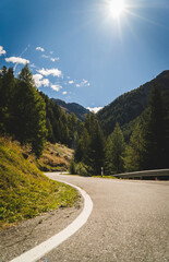 road in the mountains