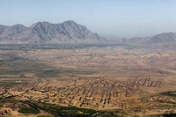 Panoramic view of Kabul, capital of Afghanistan