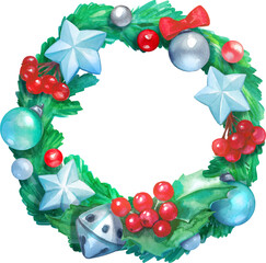 Watercolor christmass texture