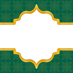 islamic frame, islamic gold frame