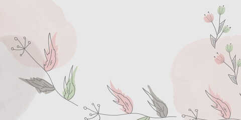 Watercolor Backgrounds. Colorful design for text, wall trim, backdrops, wallpaper . Watercolor design with brushes. Vector illustration.