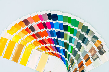 ral color sampler on white background detail