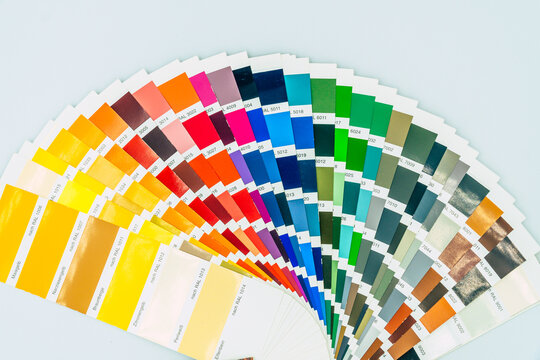 ral color sampler on white background detail