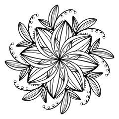 lily of the valley mandala