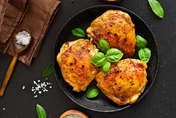 Fried chicken thighs