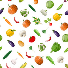 Organic vegetable pattern