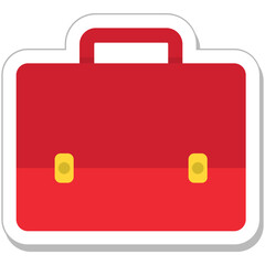 Briefcase Colored Vector Icon