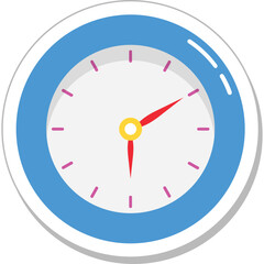 Clock Colored Vector Icon 