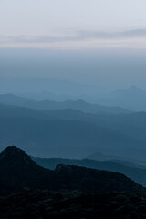 sunrise over mountains