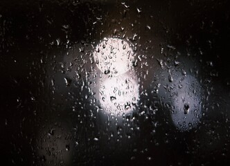 rain drops on window