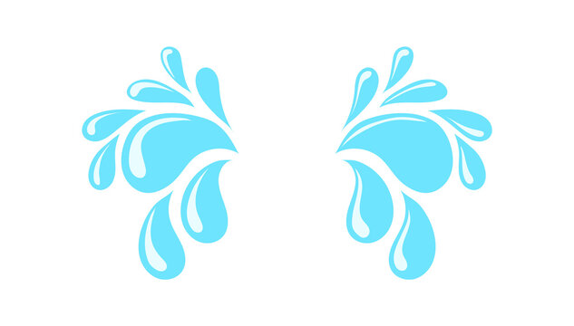 Teardrop. Character cries, falling tierdrops, png illustration