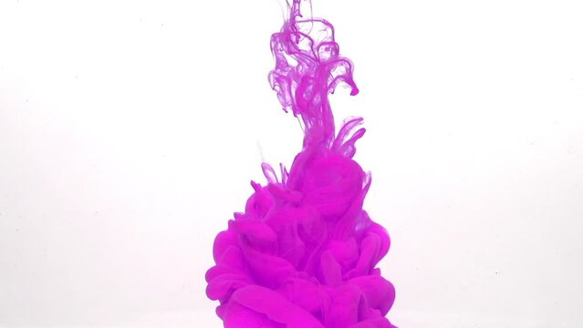 Purple Paint in water