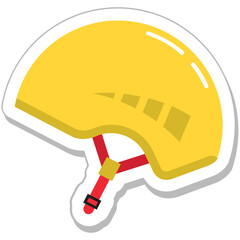 Helmet Colored Vector Icon