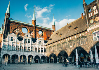 Rathaus der Hansestadt Lübeck, Backsteingotik