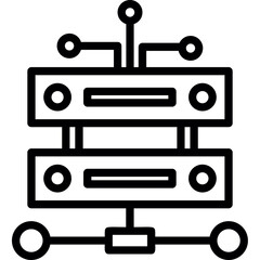 Data Infrastructure Icon