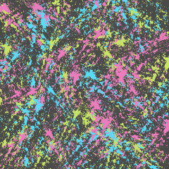 Bright abstract grunge background drawn with chalk brush by hand.