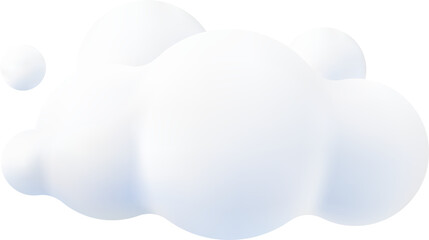 Fototapeta cute cloud cartoon 3d obraz