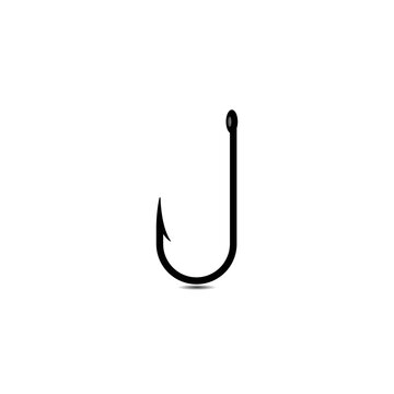 Isolated hook vector art and graphics