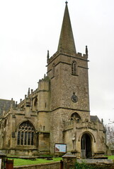 Fototapeta na wymiar Church of St Cyriac in Lacock, England, UK