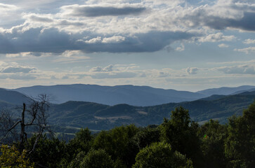 Panorama z połoniny Caryńskiej 
