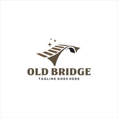 Bridge Logo Design Vector Image