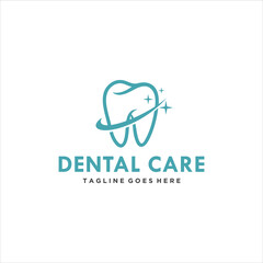 Dental Care Logo Design Vector Image