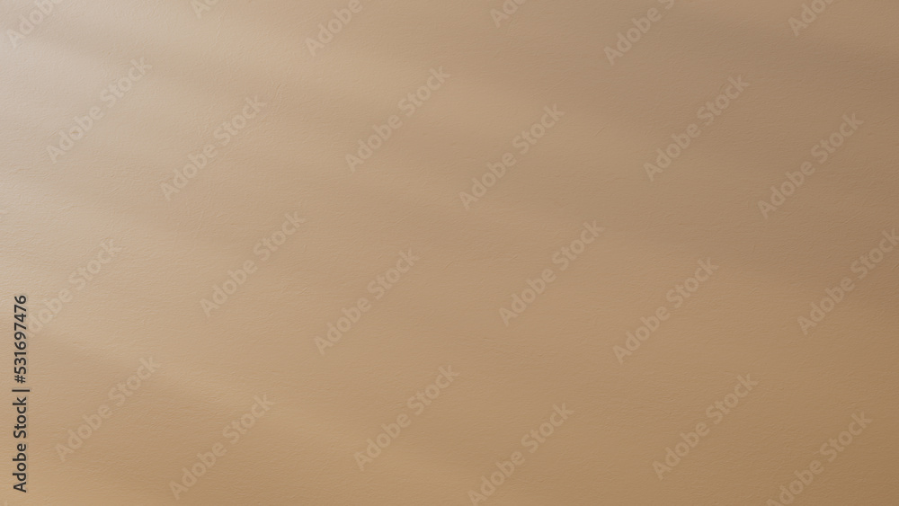 Poster brown empty wall. 3d rendering