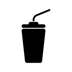 drink cup icon vector. various drinks such as float, ice blend, ice soda, and others