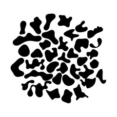 Organic natural flowing curved vector shapes pack.