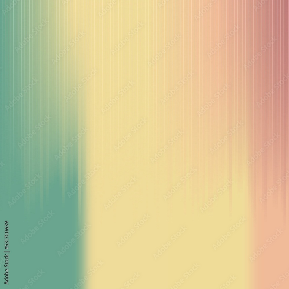 Poster illustration of an abstract background design with bright multicolored gradient vertical blur line