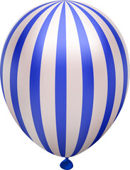 balloon with USA flag 3d decorative elements 