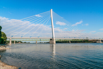 the new Monostor bridge between Slovakia and Hungary
