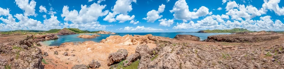 Photo sur Plexiglas Cala Pregonda, île de Minorque, Espagne Pregonda Beach in Menorca, Spain