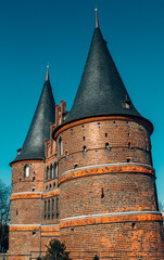 Holstentor in Lübeck - obrazy, fototapety, plakaty