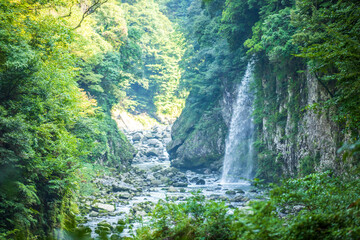 宮崎県　高千穂峡の風景
