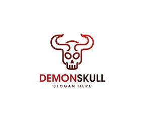 Demon Skull Logo