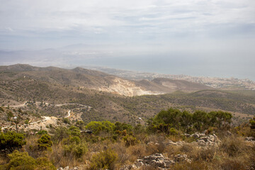 view from the top of the hill