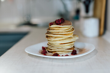 pancakes with chocolate