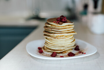 pancakes with sauce
