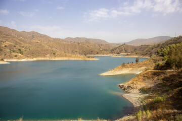 lake in the mountains in summer