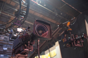 TV camera in recording