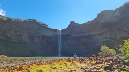 Salto del Agrio. Caviahue-Copahue. Provincia de Neuquen. Patagonia Argentina.