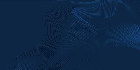 Blue background with lines