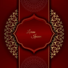 red luxury background, vector design