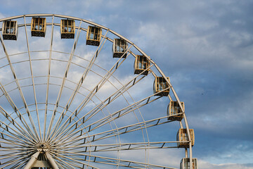 ferris wheel on a sunny day