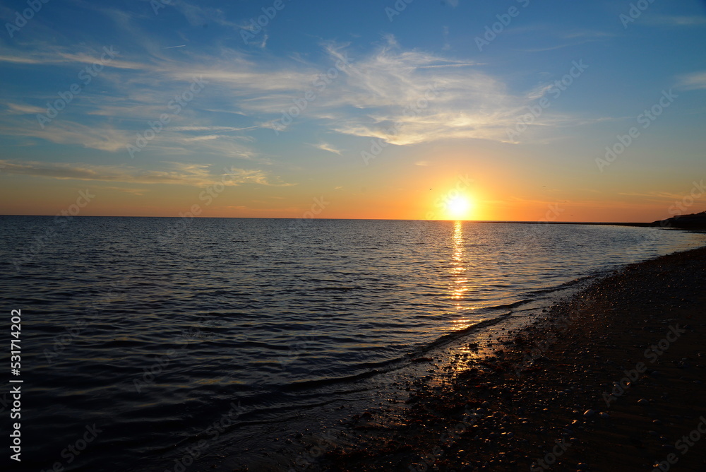 Canvas Prints sonnenuntergang an der ile de re