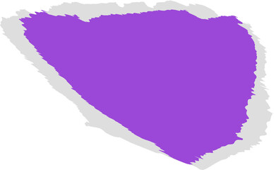 ripped paper element