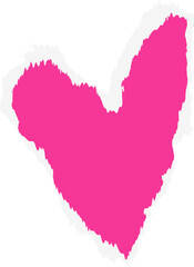 paper heart element
