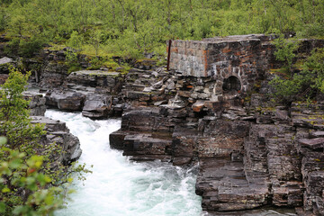Flusslauf in Norwegen